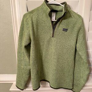 Patagonia Women's Better Sweater 1/4-Zip Green Oasis